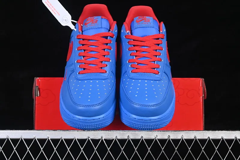 All categories Nk Air Force 1 Air Force series Nk Air Force 1 Low Air Force low top Nike Air Force 1'07 Low Year of the Horse joint blue sea flame red Air Force 1 low top casual sneakers DF0188-128